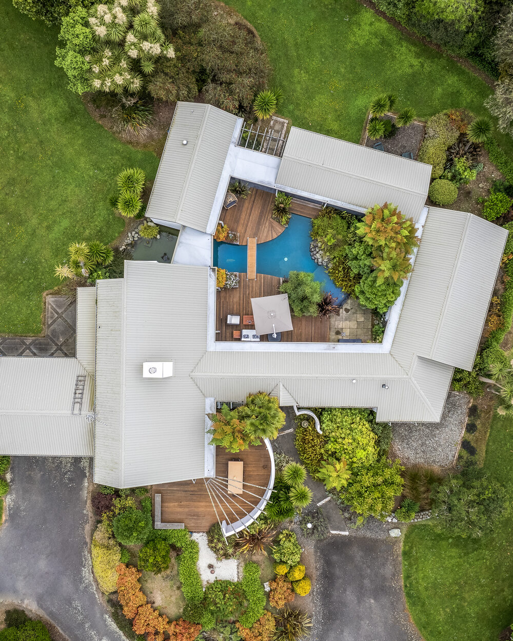 Drone aerial photography, showing the land and surroundings